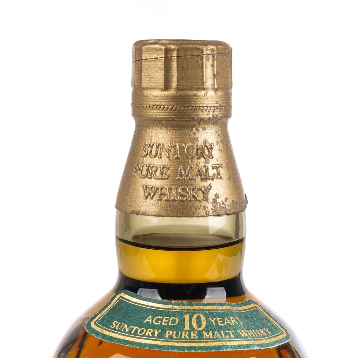 山崎 10年 金花标 Pure Malt 绿标 750ml