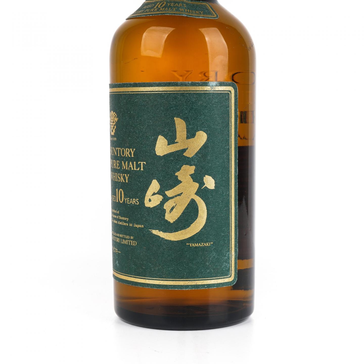 山崎 10年 金花标 Pure Malt 绿标 750ml