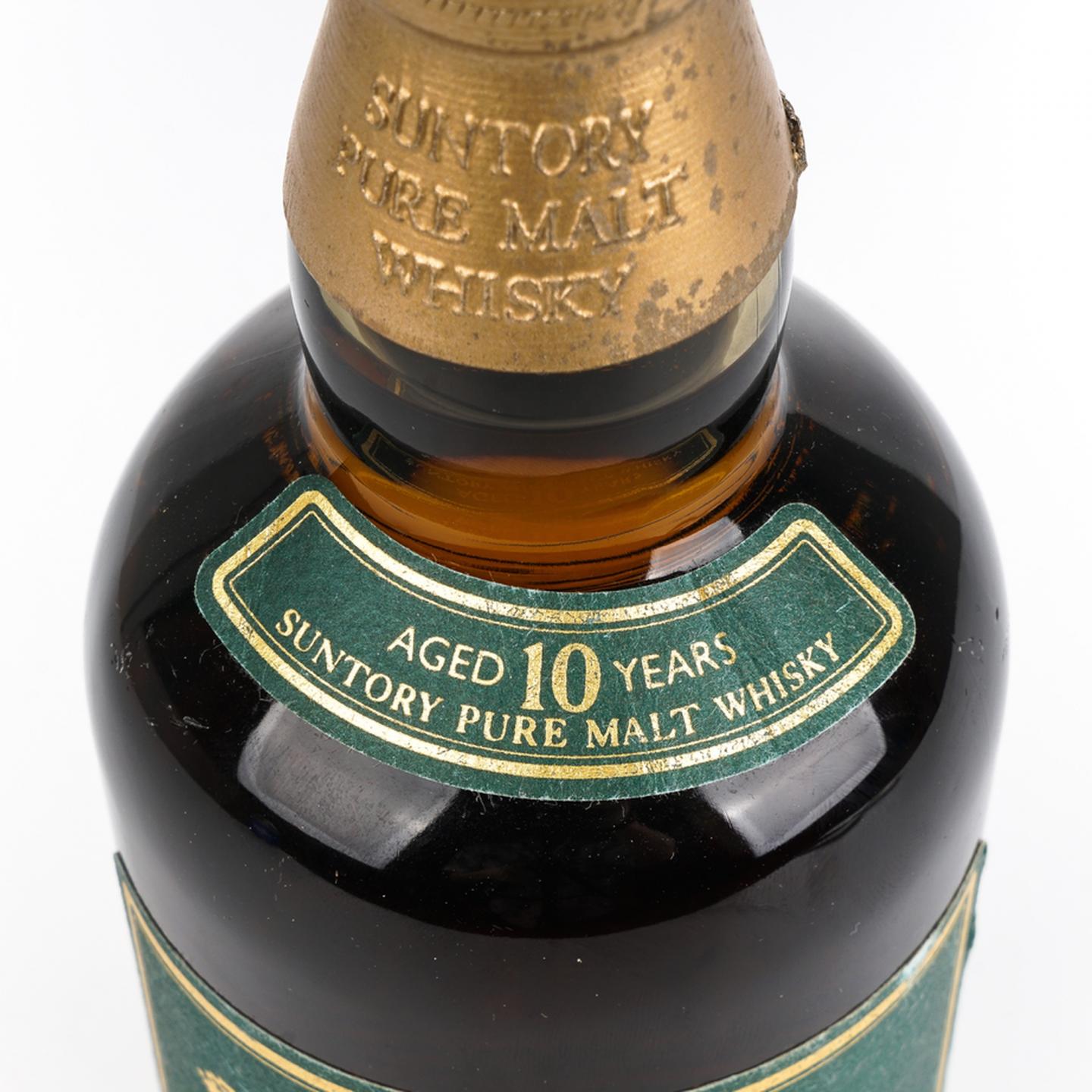山崎 10年 金花标 Pure Malt 绿标 750ml
