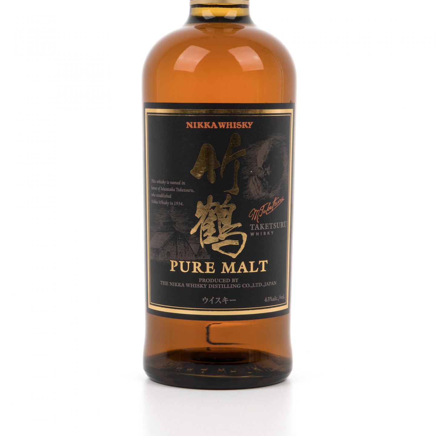 竹鹤 Pure Malt 黑标 700ml+180ml+50ml 3支组