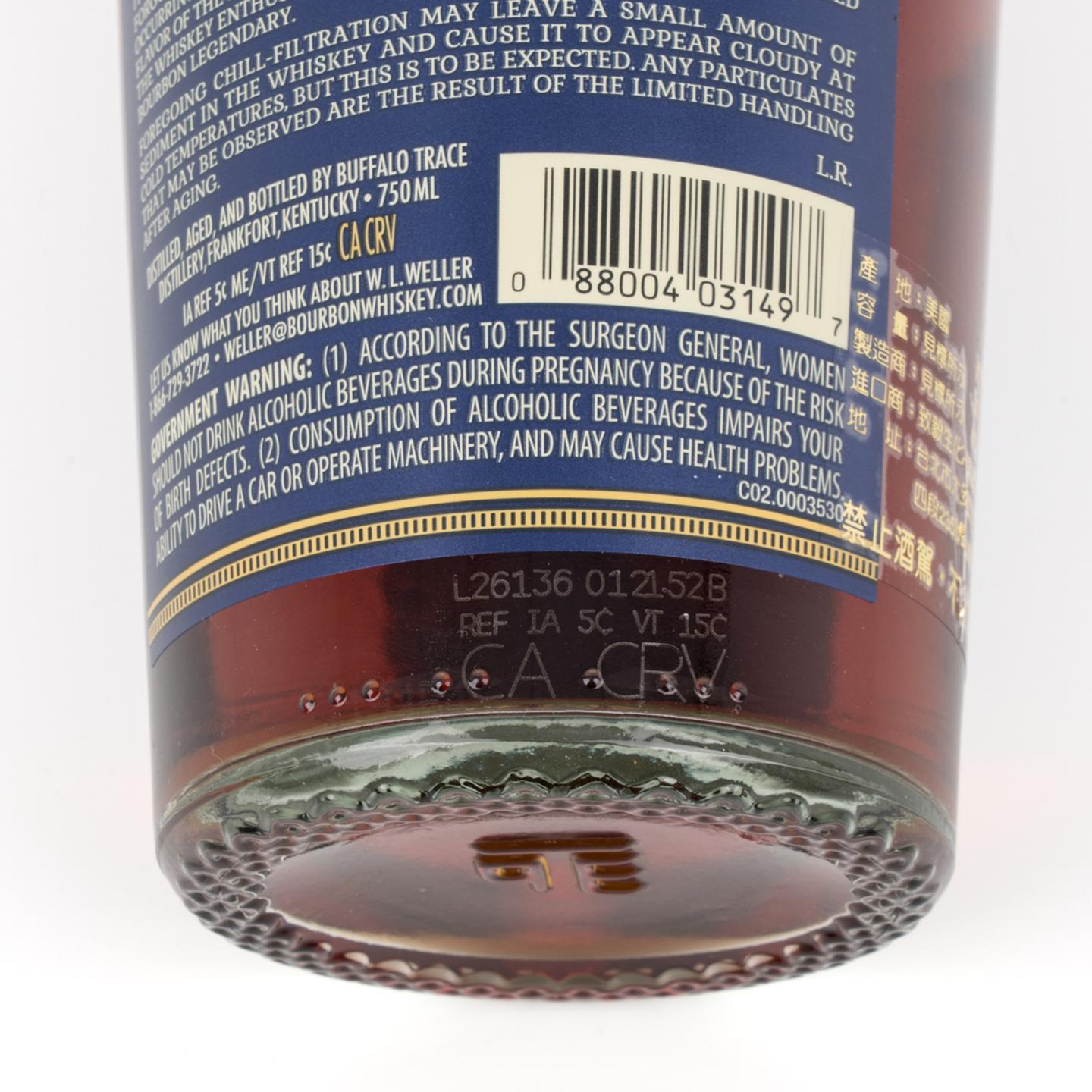 W.L. Weller Full Proof 波本威士忌 750ml