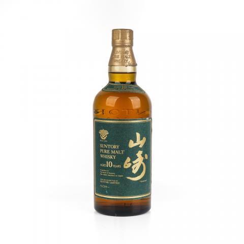 山崎 10年 金花标 Pure Malt 绿标 750ml