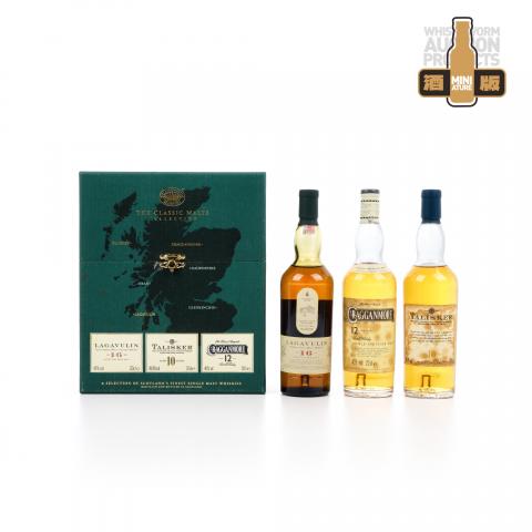 【中样】泰斯卡10年/乐加维林16年/克莱根摩12年 200ml*3瓶组