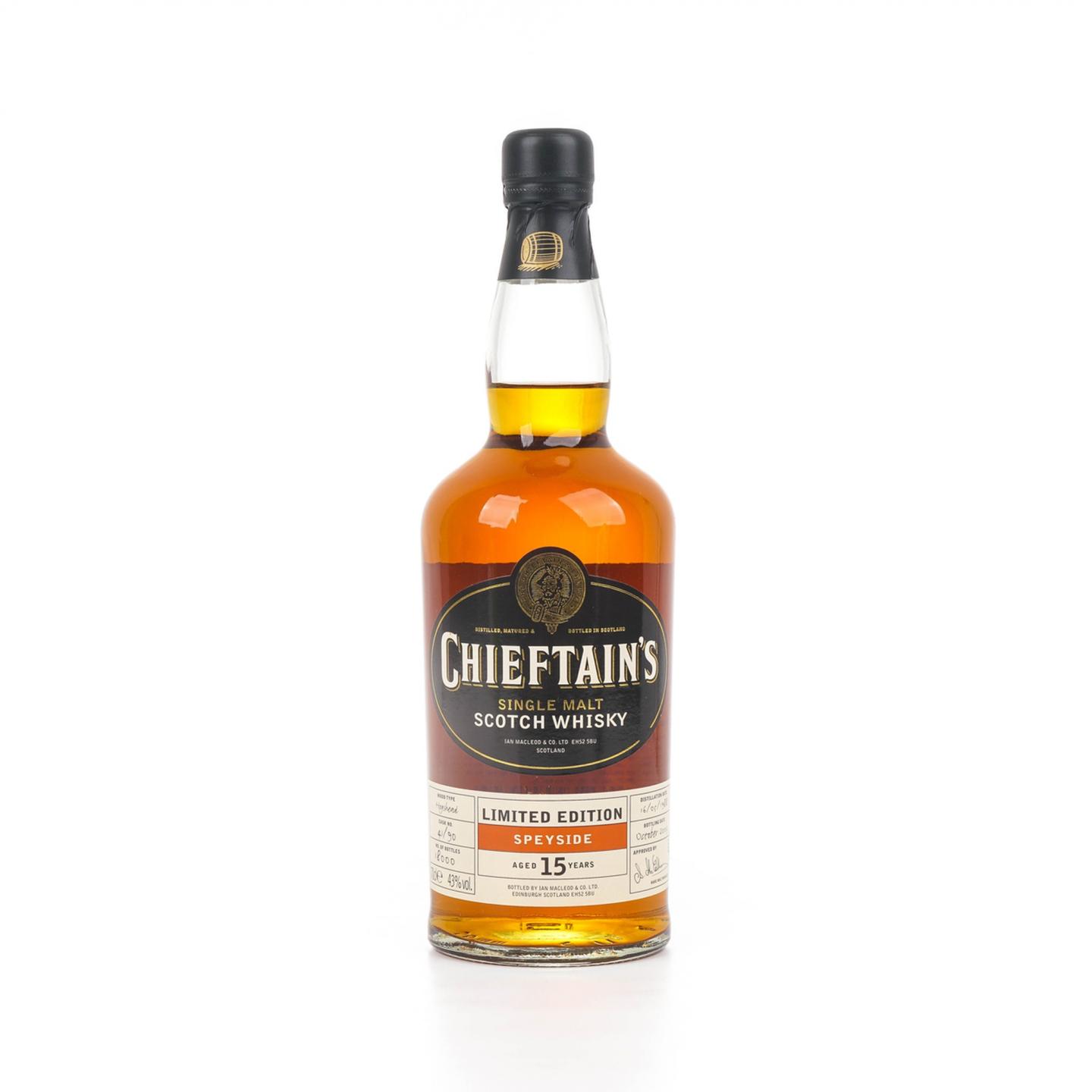 Chieftain's 15年 1988-2003 秘密斯佩塞 限量版