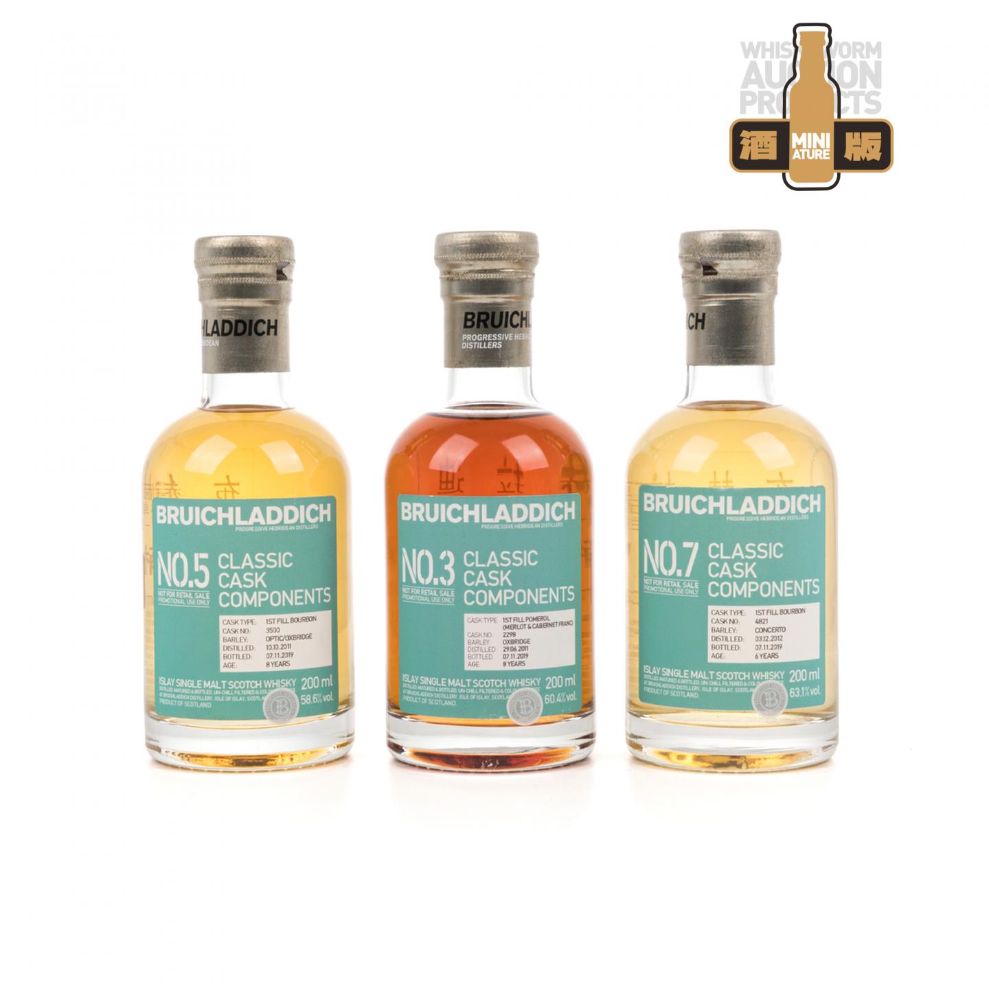 【中样】布赫拉迪 经典单桶调配系列 3/5/7号 3瓶组*200ml