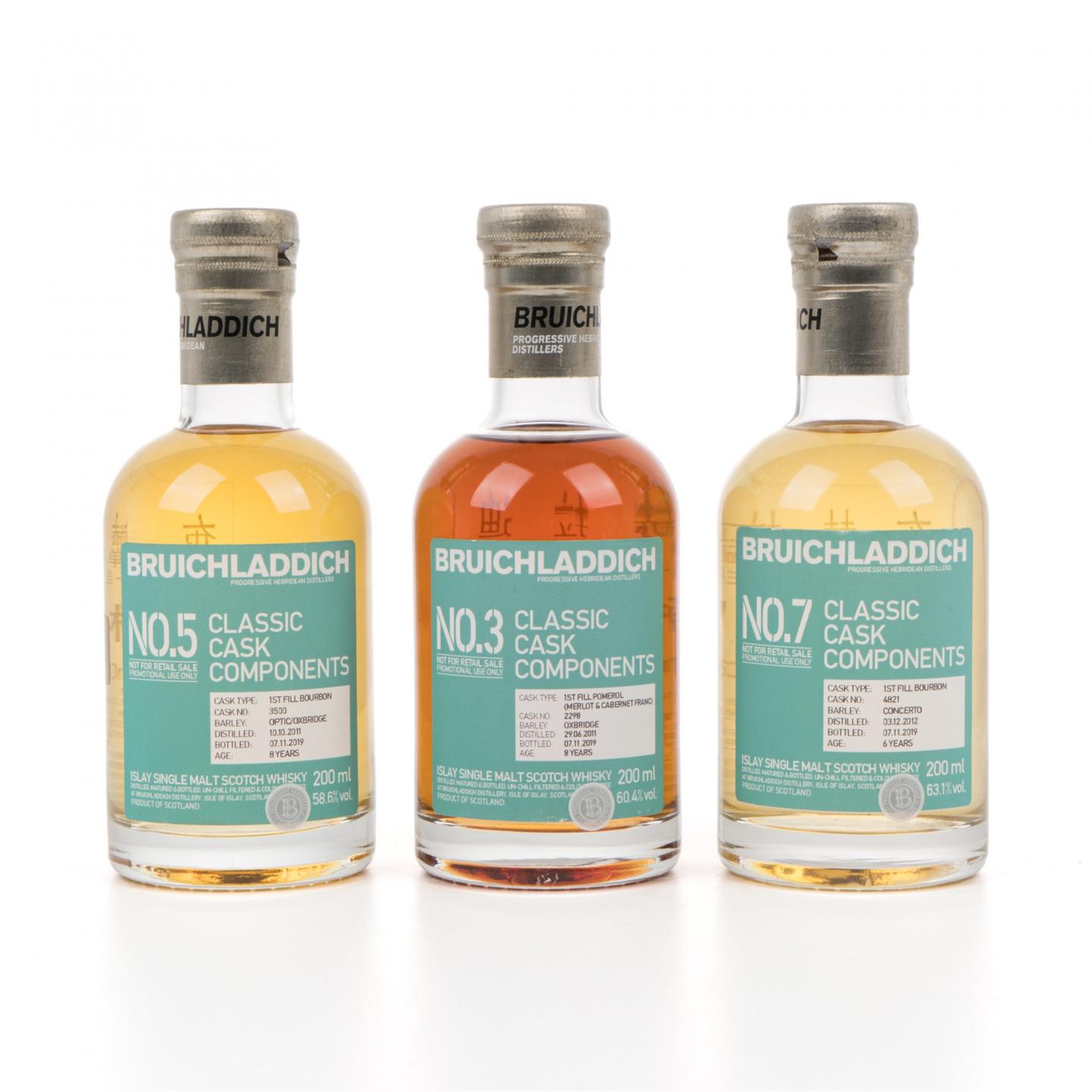 【中样】布赫拉迪 经典单桶调配系列 3/5/7号 3瓶组*200ml