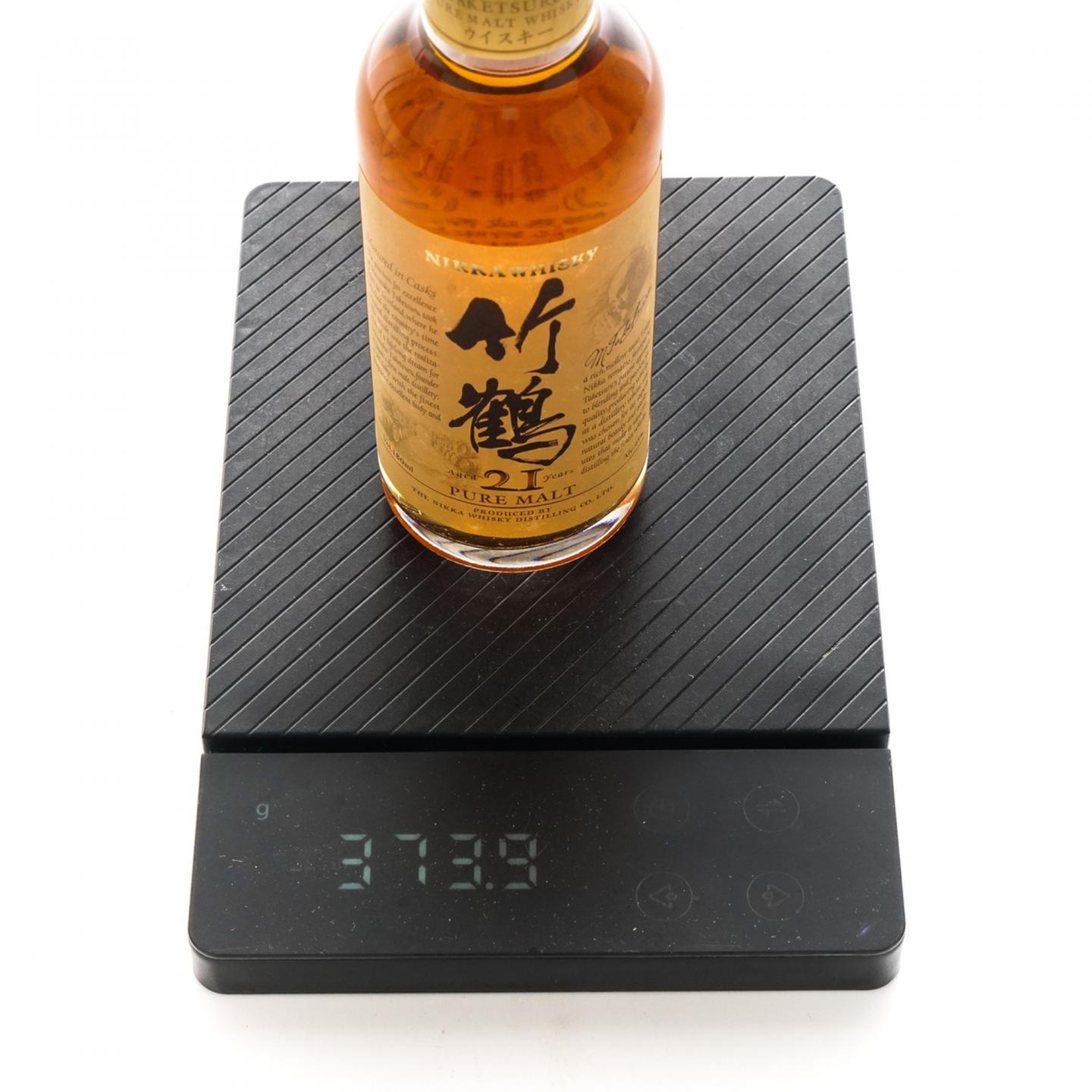【中样】竹鹤 21年 Pure Malt 180ml