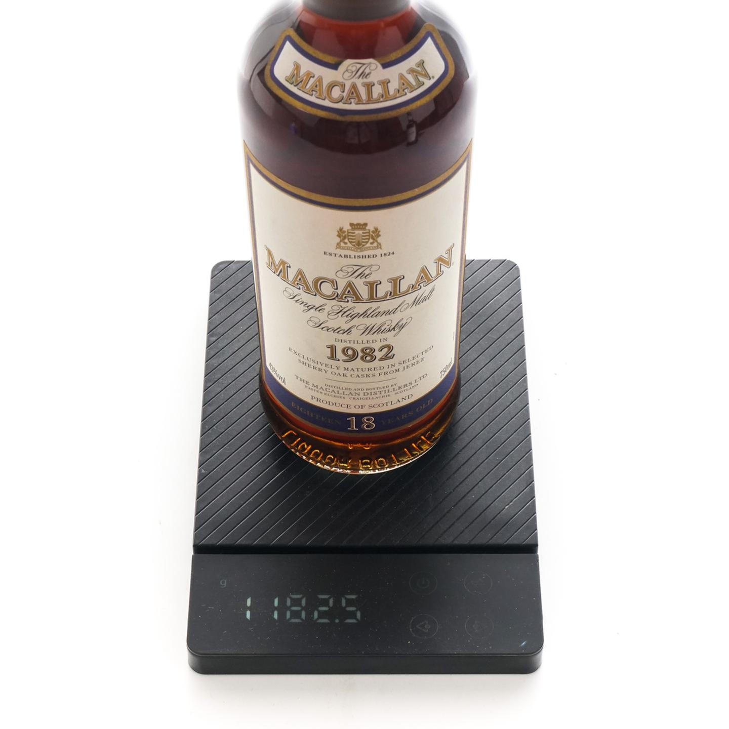 麦卡伦 18年 1982 雪莉桶 750ml