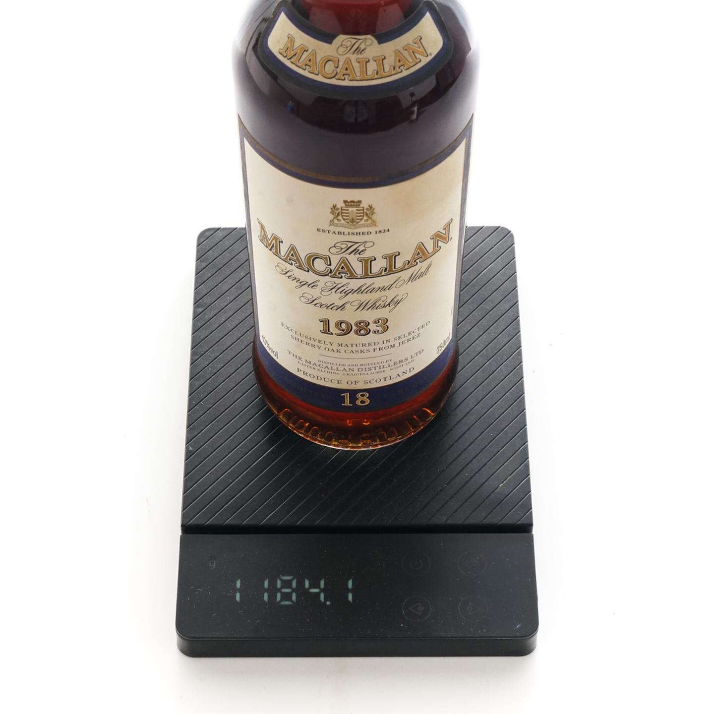 麦卡伦 18年 1983 雪莉桶 750ml