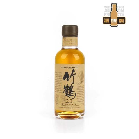 【中样】竹鹤 21年 Pure Malt 180ml